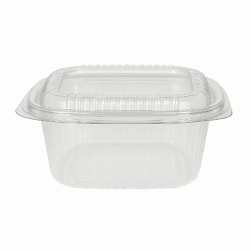 Picture of Case Salad Square Container Hinge 375cc 50's x6
