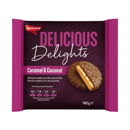 Picture of  Keenans Classic Caramel Biscuits 128g x7