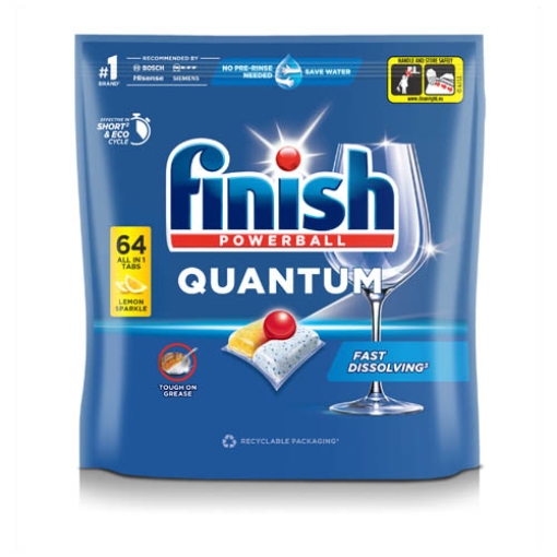 Picture of Finish Quantum DW Tabs Lemon 64s x6