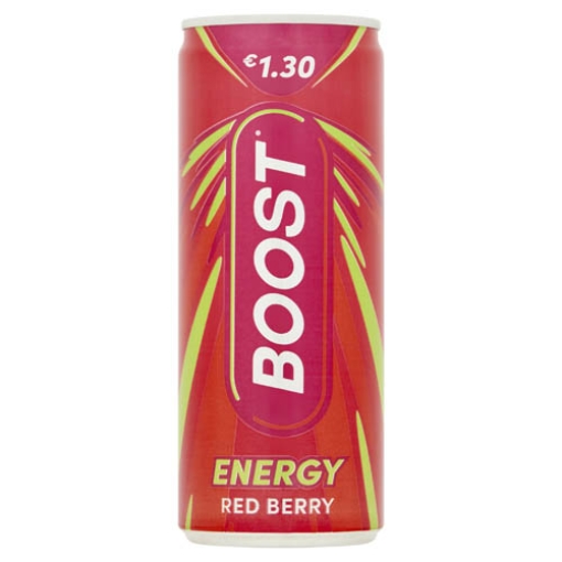Picture of 250 Boost Red Berry Can PM€1.30 x24 DRS