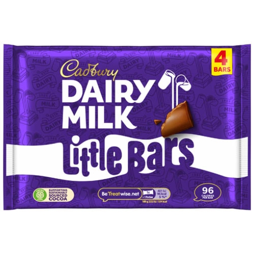 Picture of Dairy Milk Little Bar MULTIPACK 72g 4pk x25