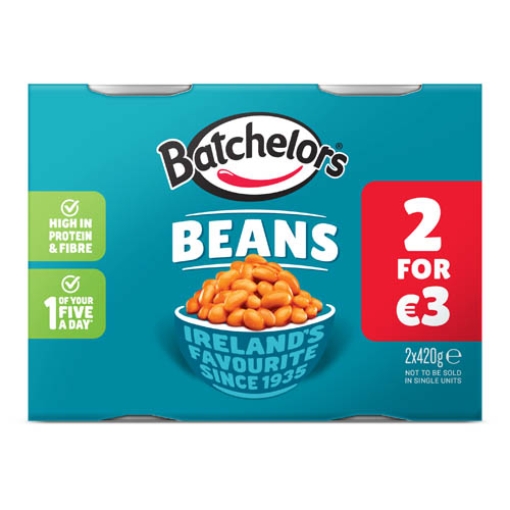 Picture of Batchelors Beans 420g  Twin Pack €3 x12