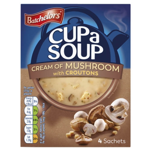 Picture of Batch (UK) CupASoup Cream of Mushroom 99g x9