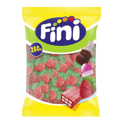 Picture of Fini 5c Bags Sour Strawberries(Yellow Bag) x250