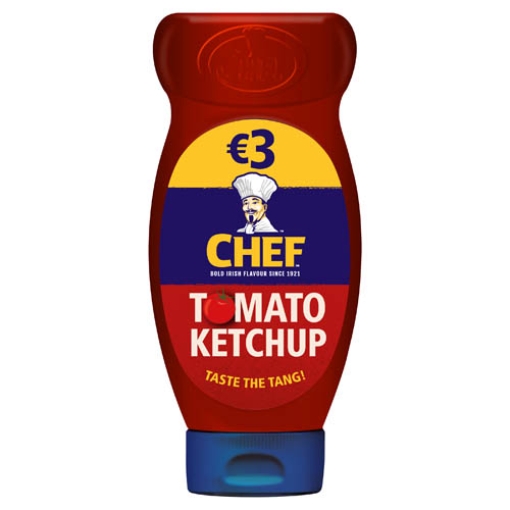 Picture of Chef Tomato Ketchup Top Down PM€3 390g x12