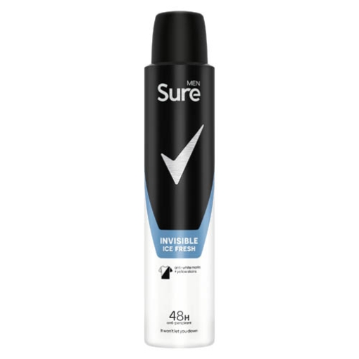 Picture of SURE Mens APA Invisible Ice  Fresh 200ml x6