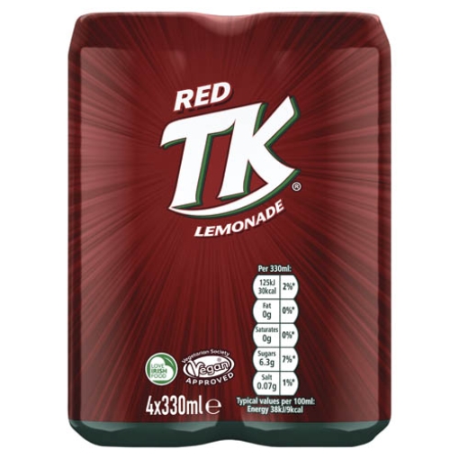 Picture of  330 TK RED LEMONADE Can Multi 4PK x6 DRS
