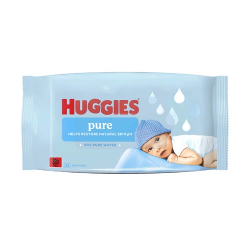 Picture of Huggies Pure Wipes 48s x10