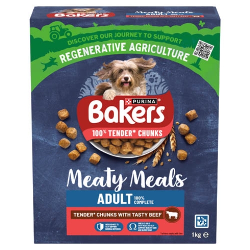 Picture of Bakers MEATY MEALS Beef Box 1kg x5