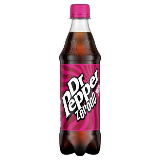 Picture of 500 Dr Pepper ZERO Bottle x24 DRS