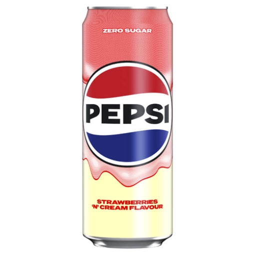 Picture of 330 Pepsi Strawberry&Cream Can x24DRS