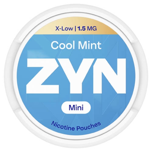 Picture of Zyn Cool Mint Mini X-Low 1.5mg 1D Nico Pouch  x5