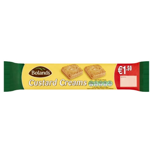 Picture of Bolands Custard Creams PM €1.50 150g x36