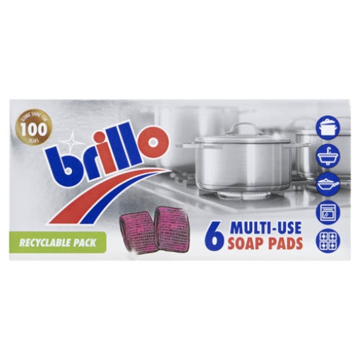 Picture of Brillo Soap Pads 6's x12