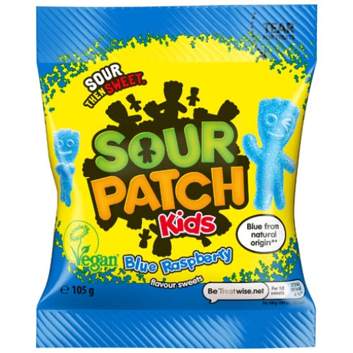 Picture of Bags Sour Patch Kids Blue Raspberry (BL) 105g x10