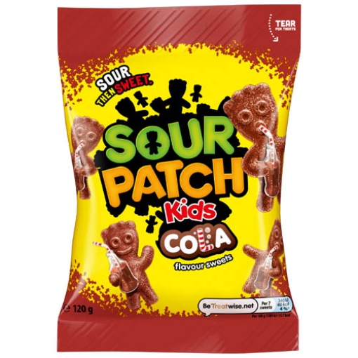 Picture of Bags Sour Patch Kids Cola (BR) 120gx10