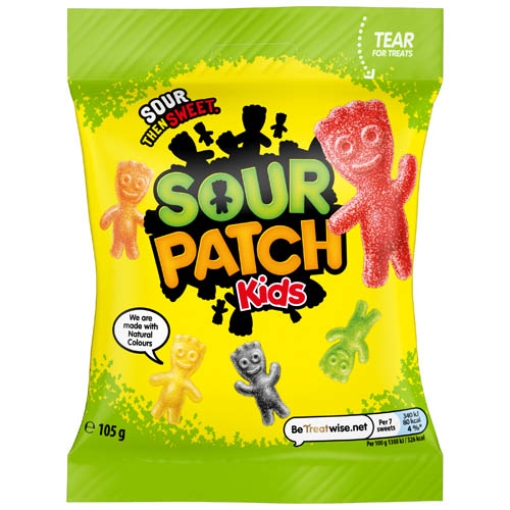 Picture of Bags Sour Patch Kids Original(Green) 105g x10