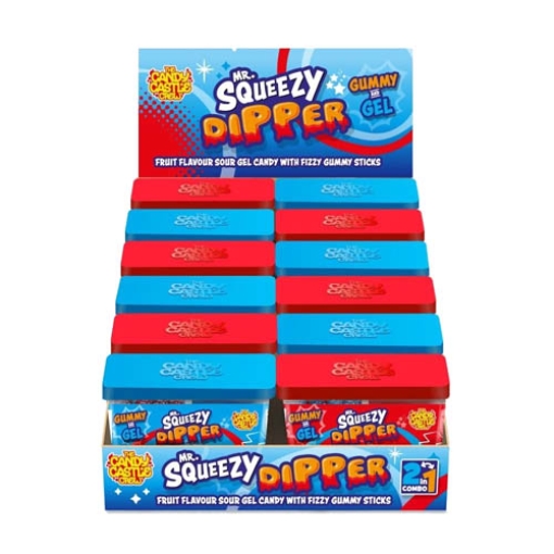 Picture of Candy Castle Mr Squeezy Dipper 85g x12