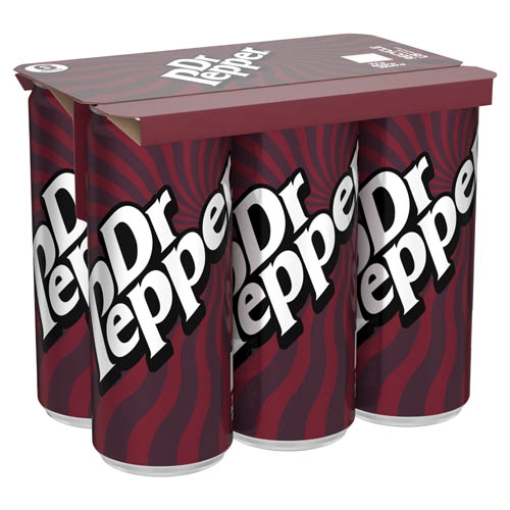 Picture of 330 Dr Pepper Can Sleek Multi 6pk x4 DRS 