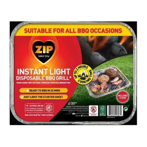 Picture of Zip BBQ Grills Disposable Trays x12