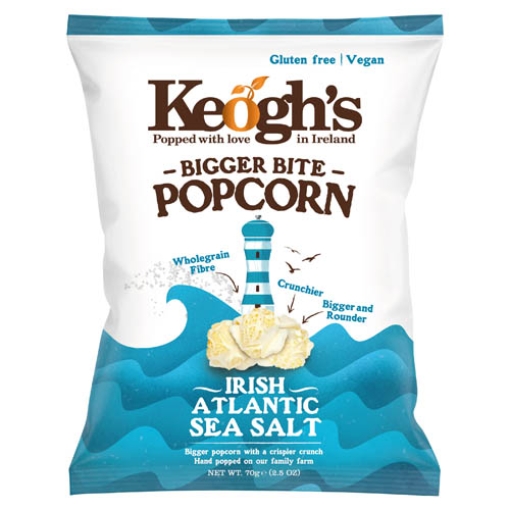 Picture of Keoghs LGE Popcorn  Atlantic Sea Salt 70g x12