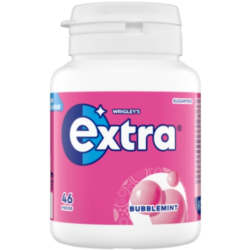 Picture of Extra Bottle Bubblemint SF Wrigleys 64g 46pc x6