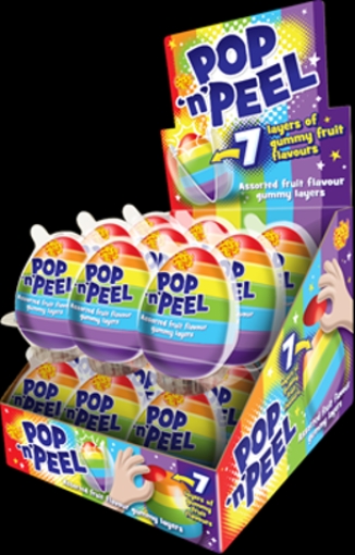 Picture of Candy Castle Click Pop n Peel Gummy Egg x24