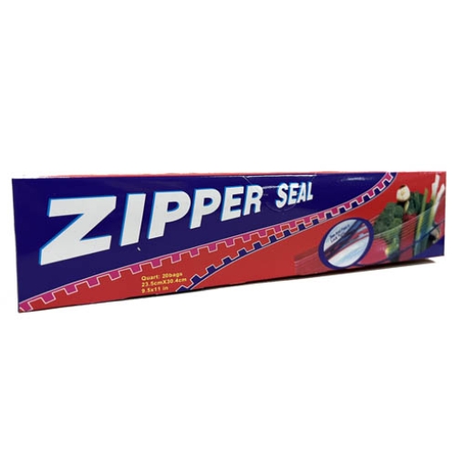 Picture of ZipperSeal Sandwich Bags (23.5x30.4cm) 20s x12