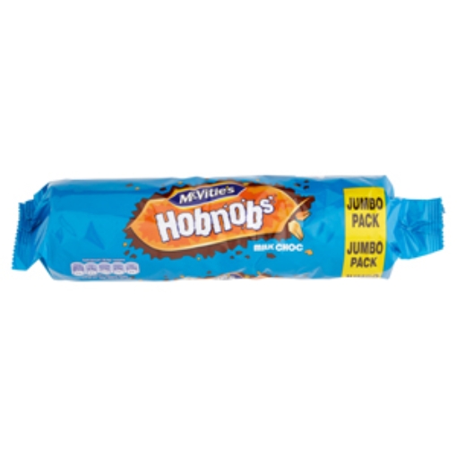 Picture of McVities HobNob Milk Choc Jumbo 431g x12
