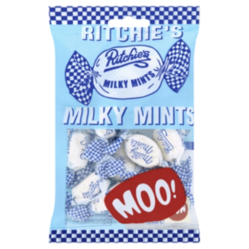 Picture of Bags Ritchies Milky Mint 100g x18