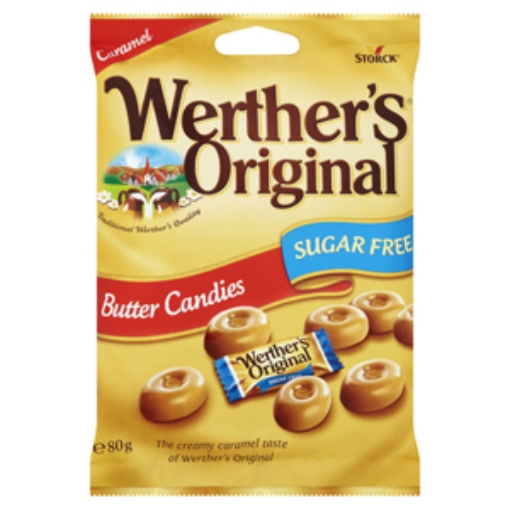 Picture of Bags Werthers Original  Butter Candies 80g Sugar