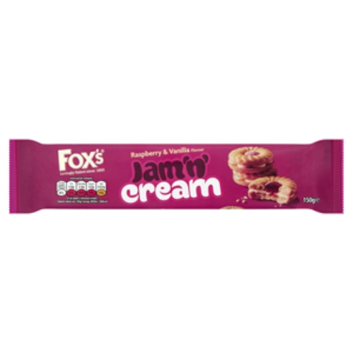 Picture of Foxs Jam n Cream Rings 150g x20
