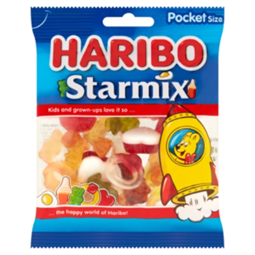 Picture of Haribo Starmix VENDING Bags 90g x24