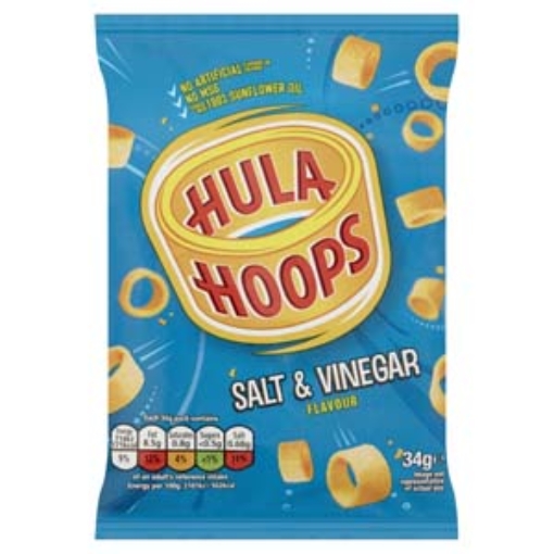 Picture of Hula Hoops Salt & Vinegar x32 BLUE