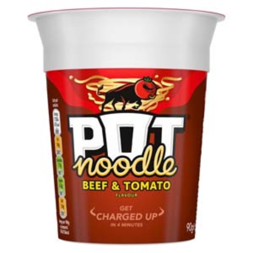 Picture of Pot Noodle BEEF & TOMATO 90g x12