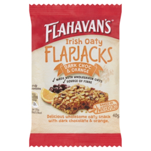Picture of Flapjack Dark Choc & Orange 40g Flahavans x24