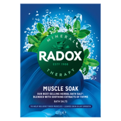 Picture of Radox Bath Salts Muscle Soak 400g x6