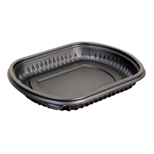 Picture of Case Microwave Black Tray 24oz (40sx8) x320