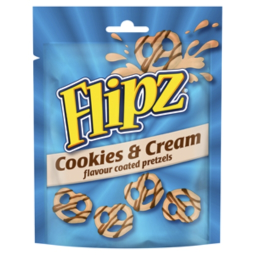 Picture of Bags Flipz CookienCream Pretzels 90g x6