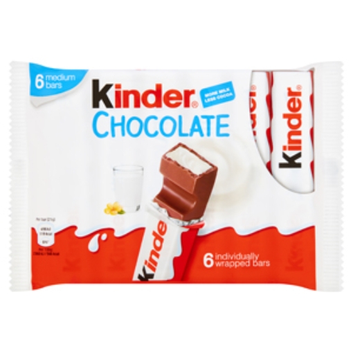 Picture of Kinder Choc Bar MULTI T6 126g (16gx6) x20