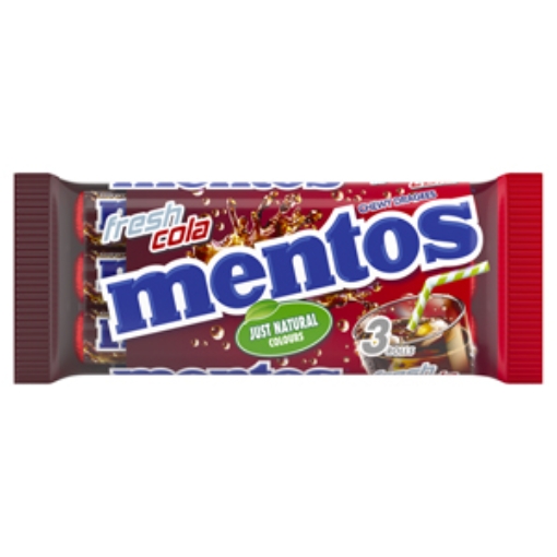 Picture of Mentos Cola MULTI 114g (38g x 3Pk) x25