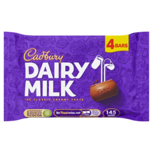 Picture of Dairy Milk MULTI 108.8G (27.2g x 4pk) x14