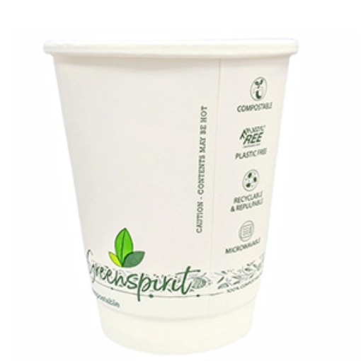Picture of CASE Cup 12oz DW Plas Fre Aqueous GSpirit 25X20