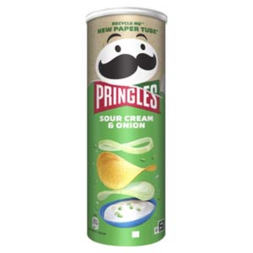 Picture of Pringles Lge Sour Cream & Onion 165g x19