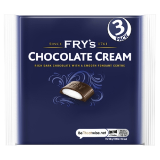 Picture of Frys Chocolate Cream MULTI 147g (49g x 3pk) x16