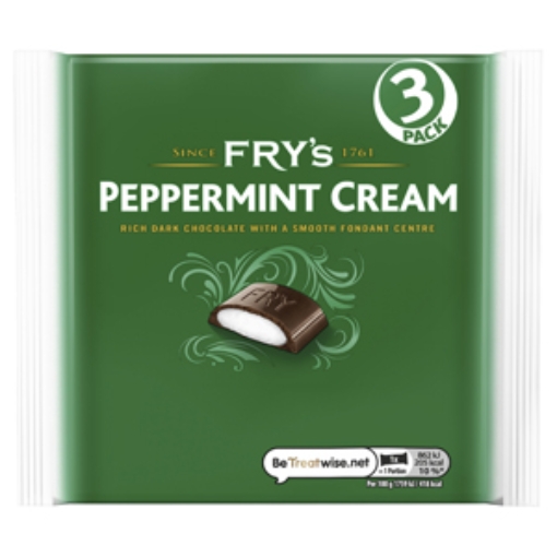 Picture of Frys Peppermint Cream Green MULTI 147g 49gx3pk x16