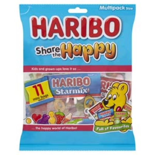 Picture of Haribo Share The Happy Mini 176g Multi x10