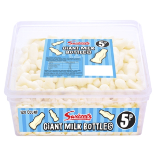 Picture of Swizzels Giant Milk Bottles Tubs 10c x120