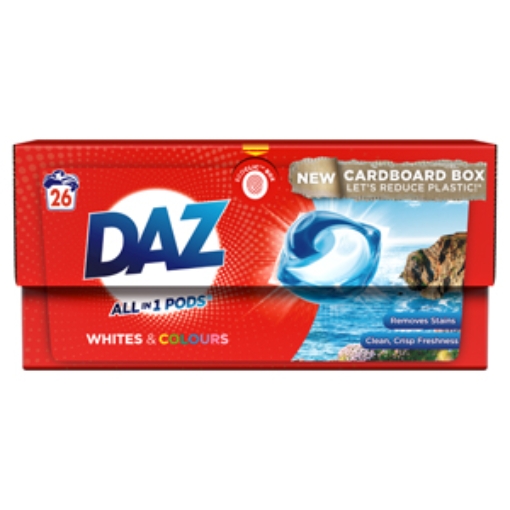 Picture of DAZ All in 1  Pods Whites & Colours 26W x4