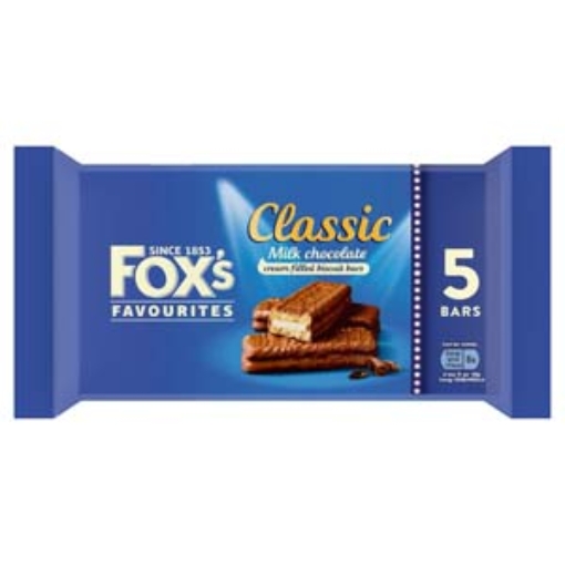 Picture of Foxs Classic Milk Choc Bar 5pk x24
